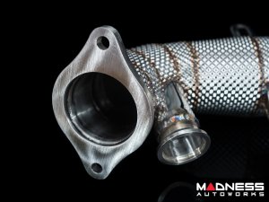 Alfa Romeo Giulia Downpipe - 2.0L - TUO - w/ Heat Shield 